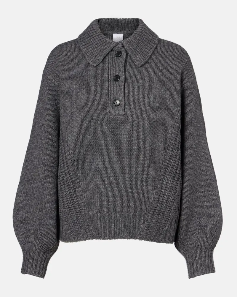 Bogner Polopullover Jojo aus Yakwolle Grau