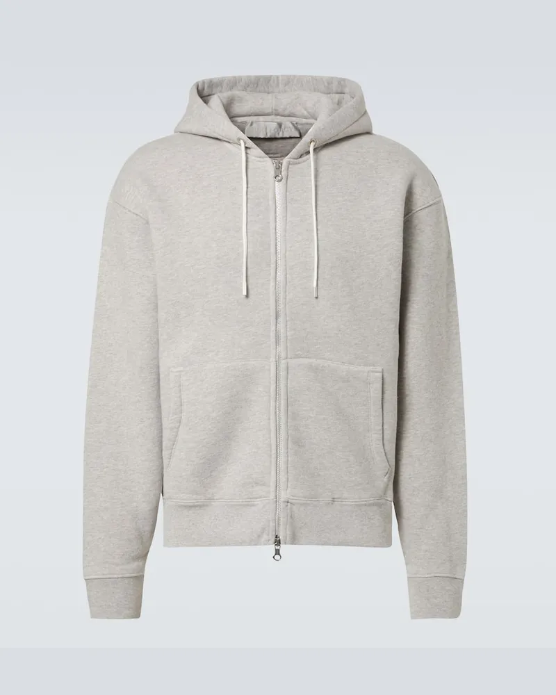 Our Legacy Kapuzenjacke Rascal aus Baumwoll-Jersey Grau