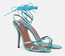 Sandalen Linda 105 aus Metallic-Leder