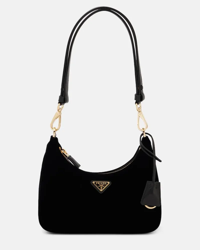 Prada Schultertasche Re-Edition Small Schwarz