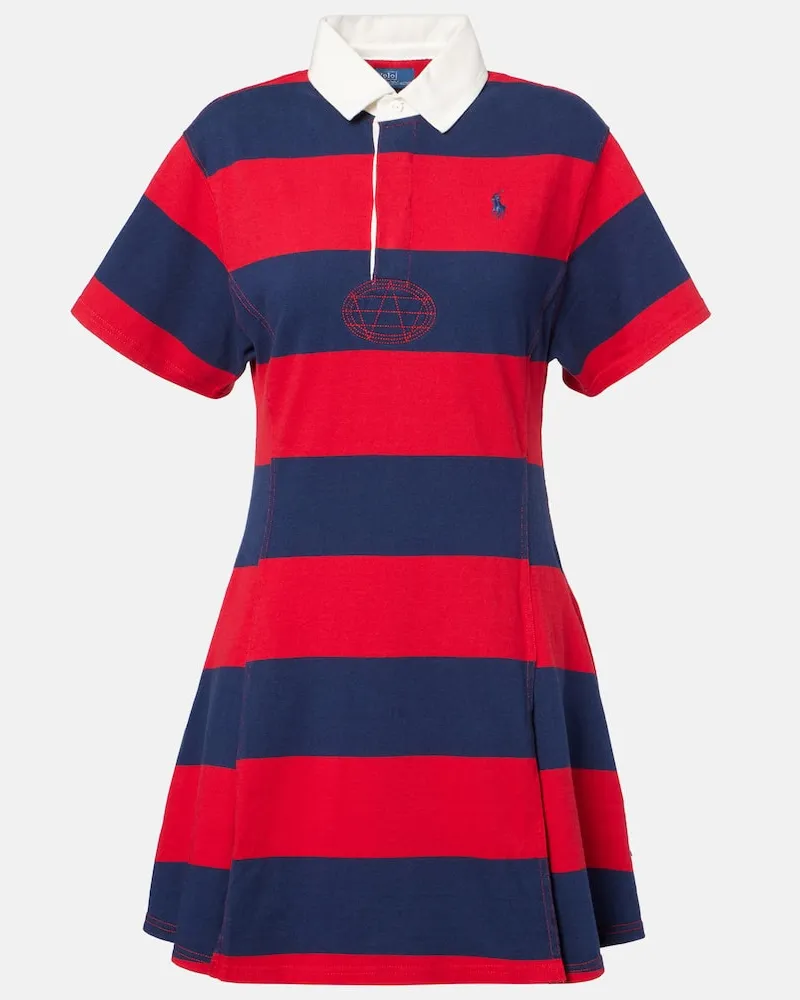Ralph Lauren Polokleid aus Baumwoll-Jersey Rot