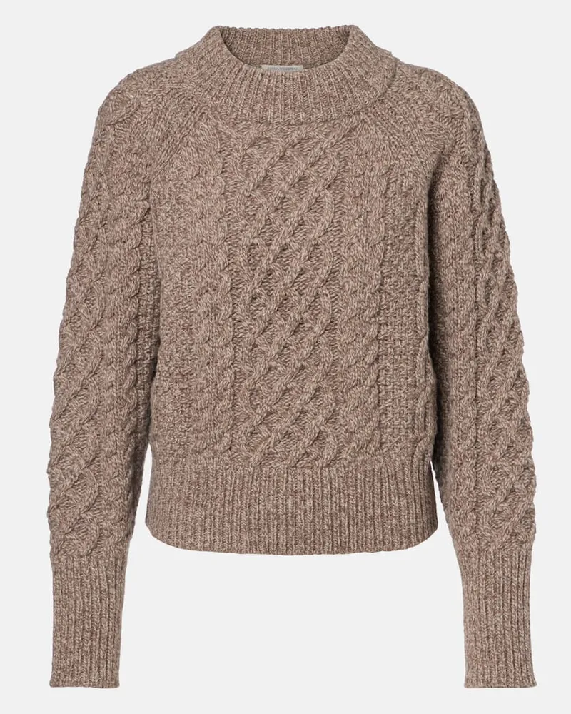 EMILIA WICKSTEAD Pullover Emory aus Wolle Beige