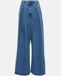 Giuseppe di Morabito High-Rise Wide-Leg Jeans Blau