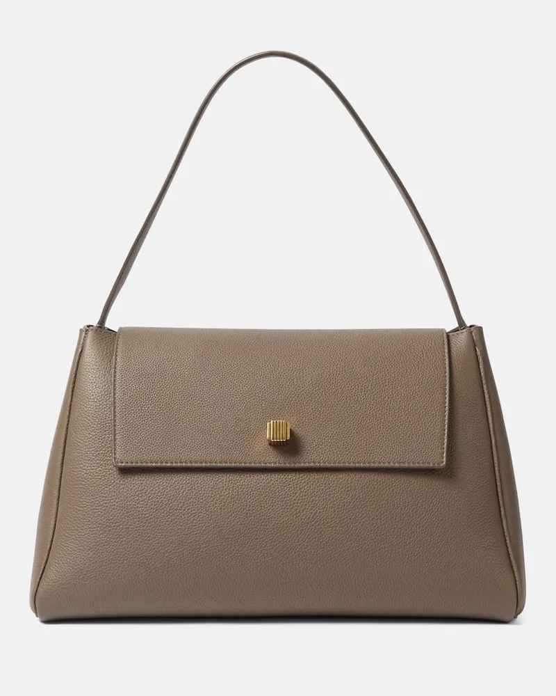 KHAITE Tote Audrey aus Leder Braun
