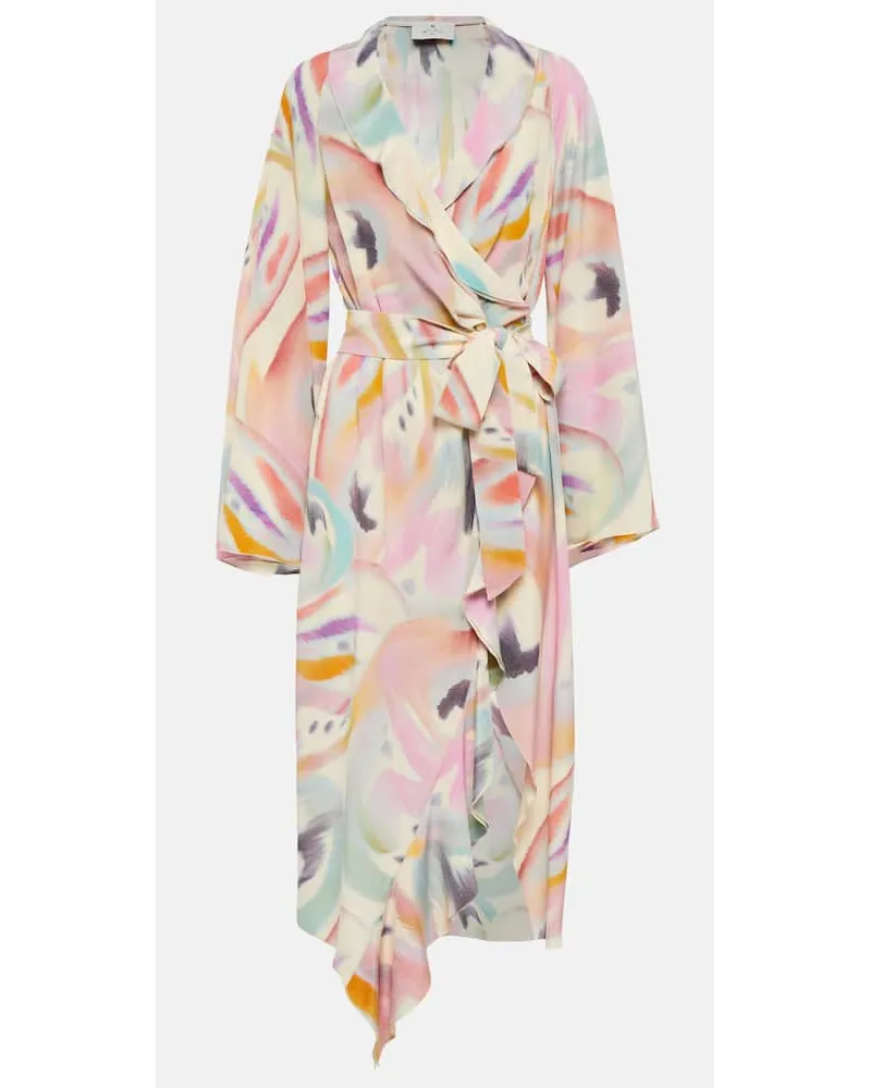 Etro Bedrucktes Midikleid Multicolor