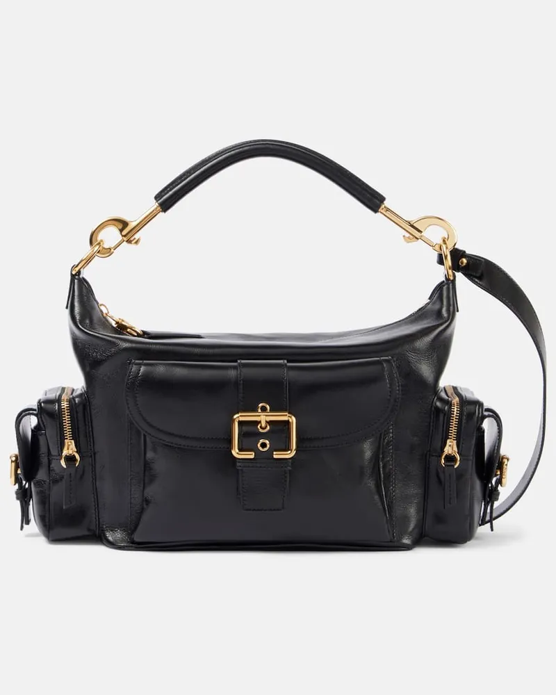 Chloé Chloé Schultertasche Camera Medium aus Leder Schwarz