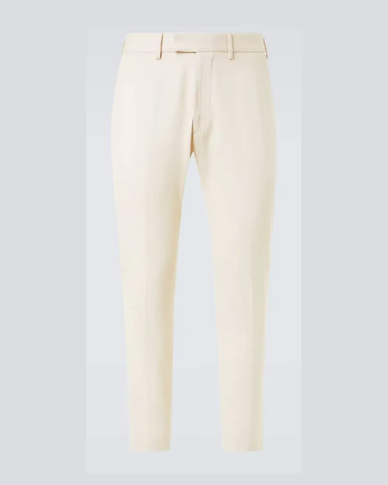 Tom Ford Chinohose aus Baumwoll-Drill Weiß