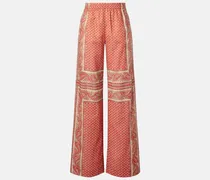Weite Hose aus Baumwolle