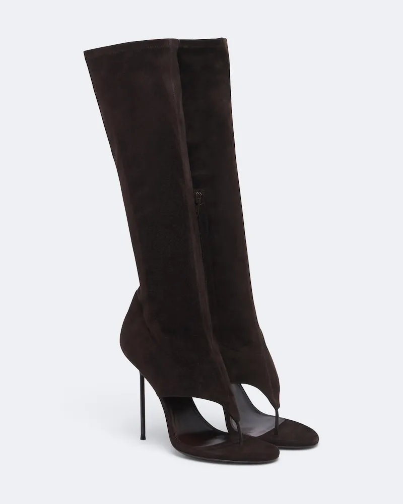 Paris Texas Stiefel Lidia aus Leder Braun