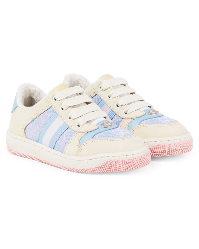 Gucci Sneakers Screener GG mit Leder Multicolor