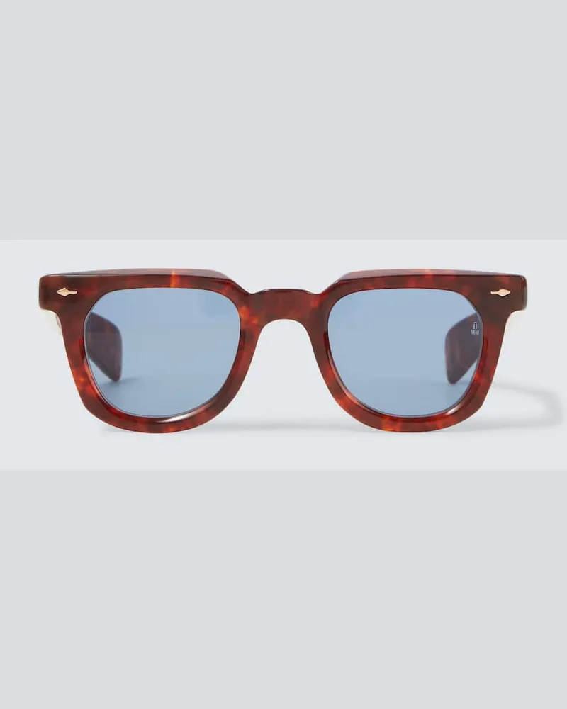 Jacques Marie Mage Eckige Sonnenbrille Vendome Braun