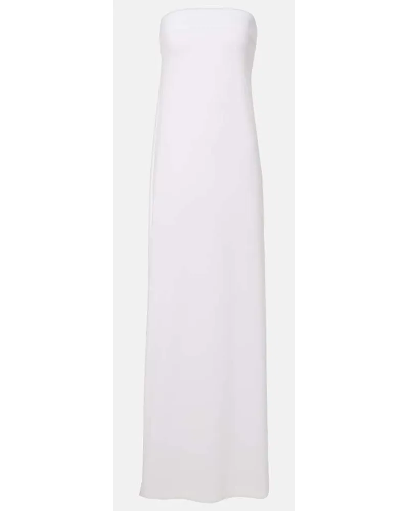 Norma Kamali Robe aus Jersey Weiss