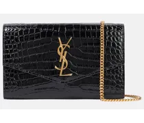 Portemonnaie mit Kettenriemen Uptown aus Leder