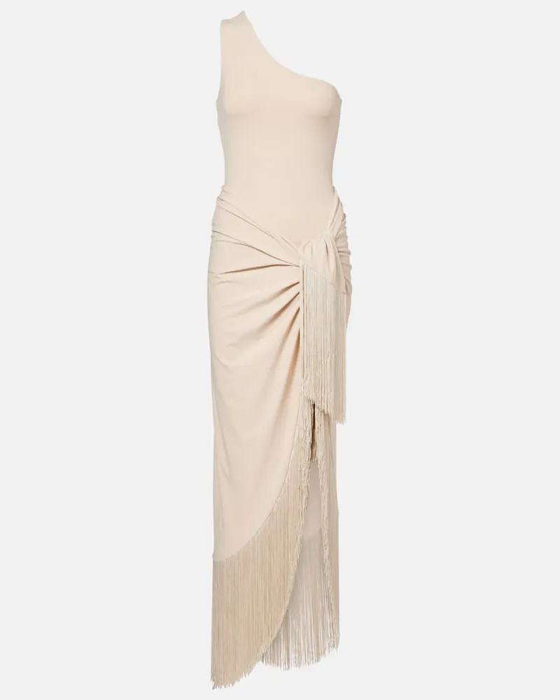 Taller Marmo Set Rhodes aus Badeanzug und Cover-up Beige