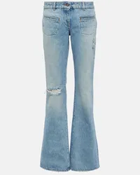 Palm Angels Flared Jeans Blau