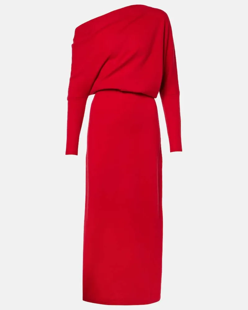 Altuzarra Maxikleid Kasos aus Kaschmir Rot