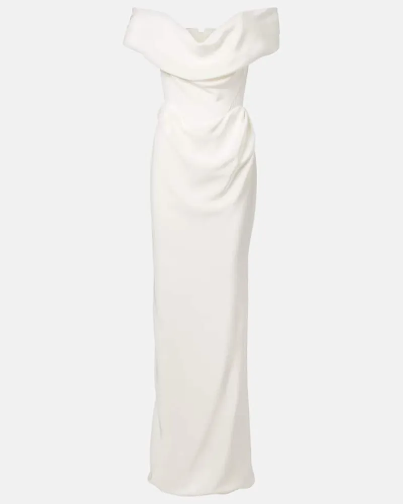 Vivienne Westwood Bridal Off-Shoulder-Robe Nova Cocotte Weiß