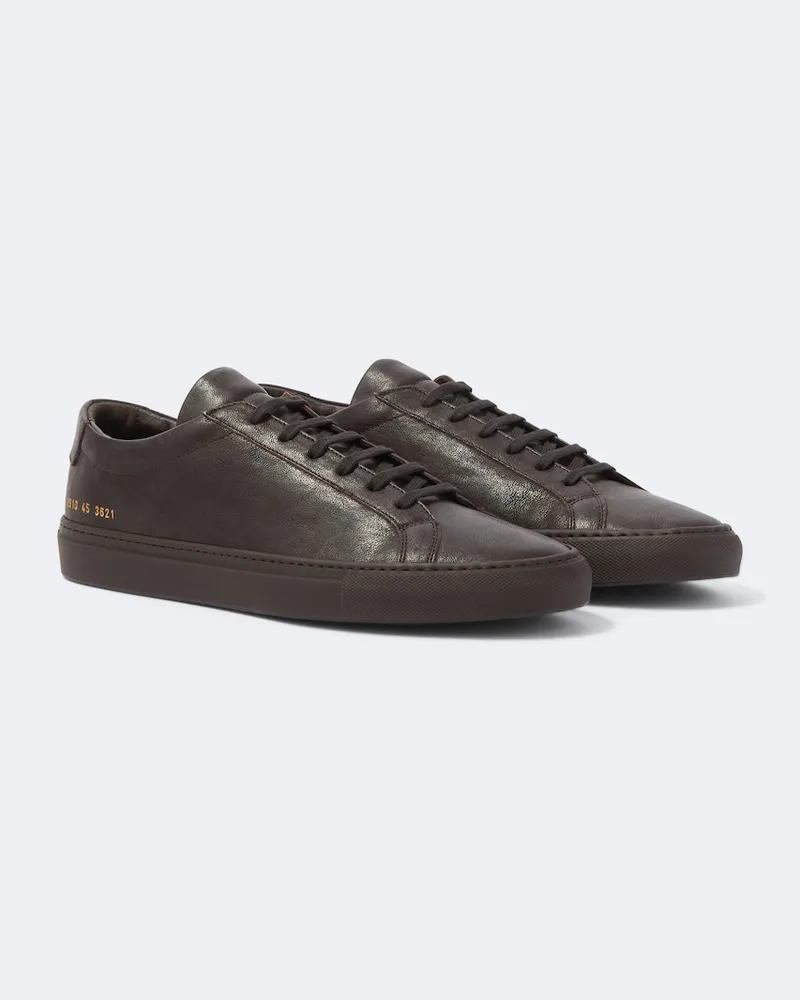 Common Projects Sneakers Original Achilles aus Leder Braun