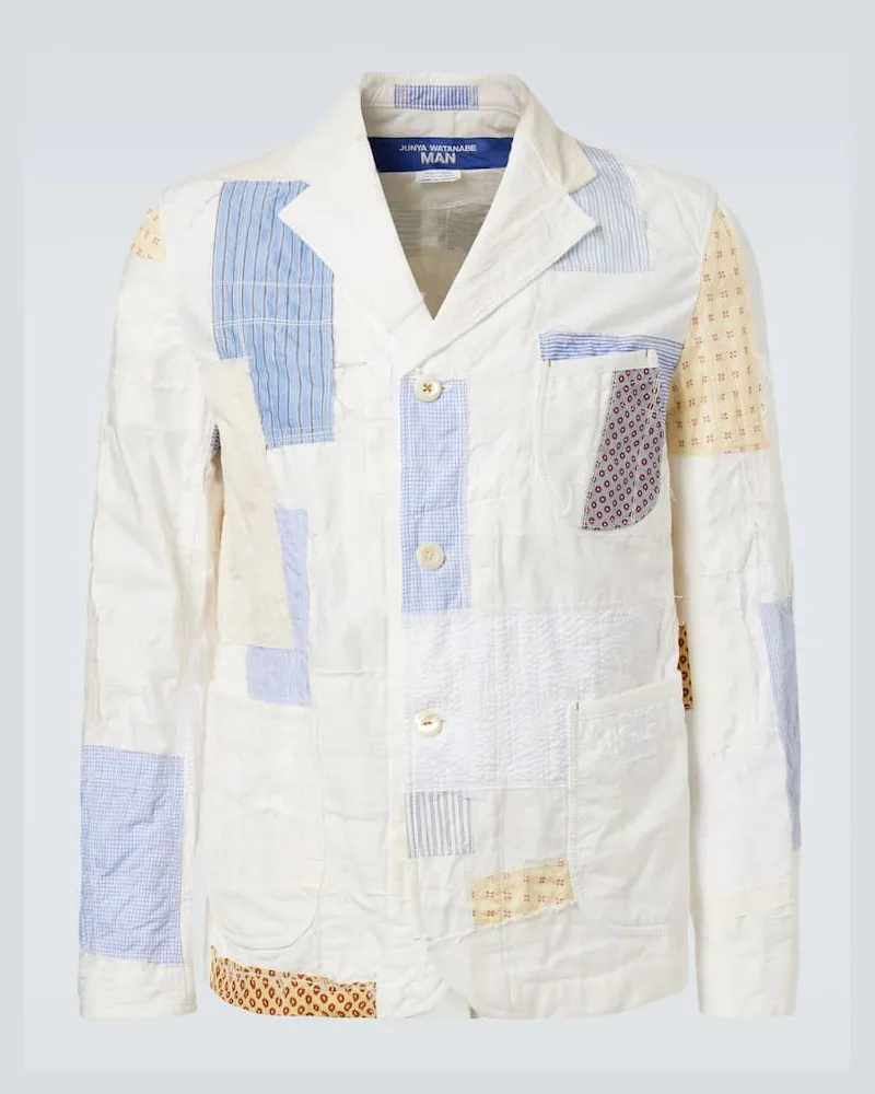 Junya Watanabe Blazer aus einem Baumwollgemisch Multicolor