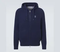 Cardigan aus Rippstrick
