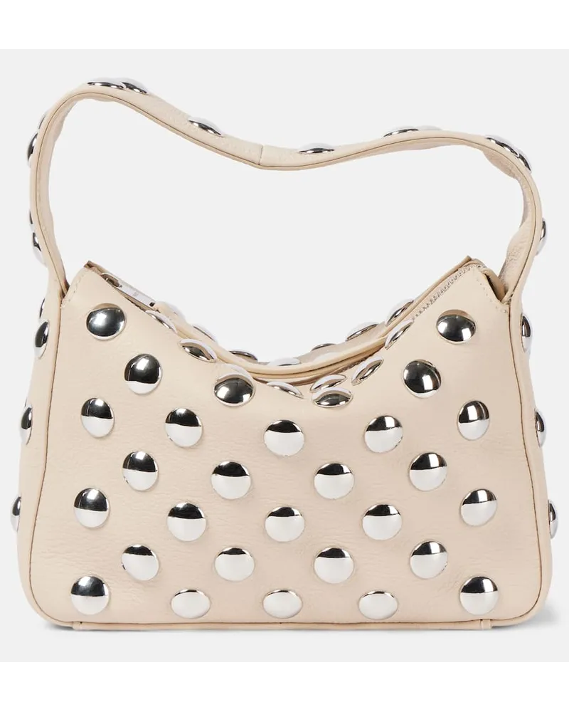 KHAITE Verzierte Tote Elena Small aus Leder Schwarz