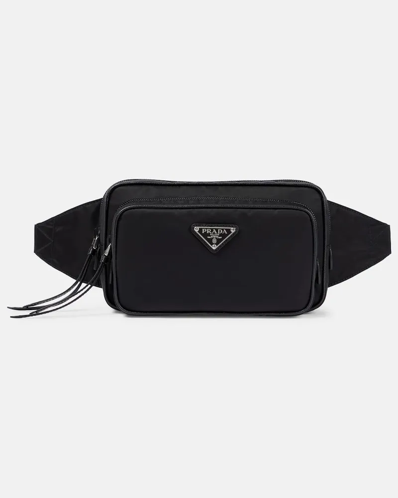 Prada Gürteltasche aus Nylon Schwarz