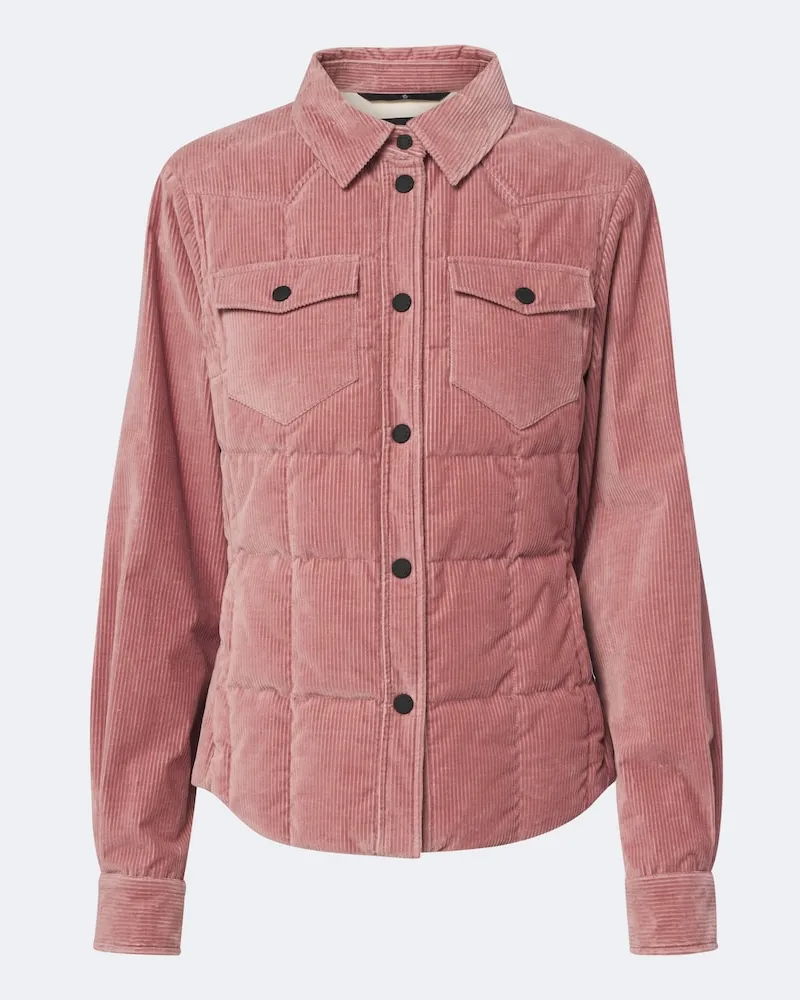 Moncler Daunenjacke Nangy aus Baumwollcord Rosa