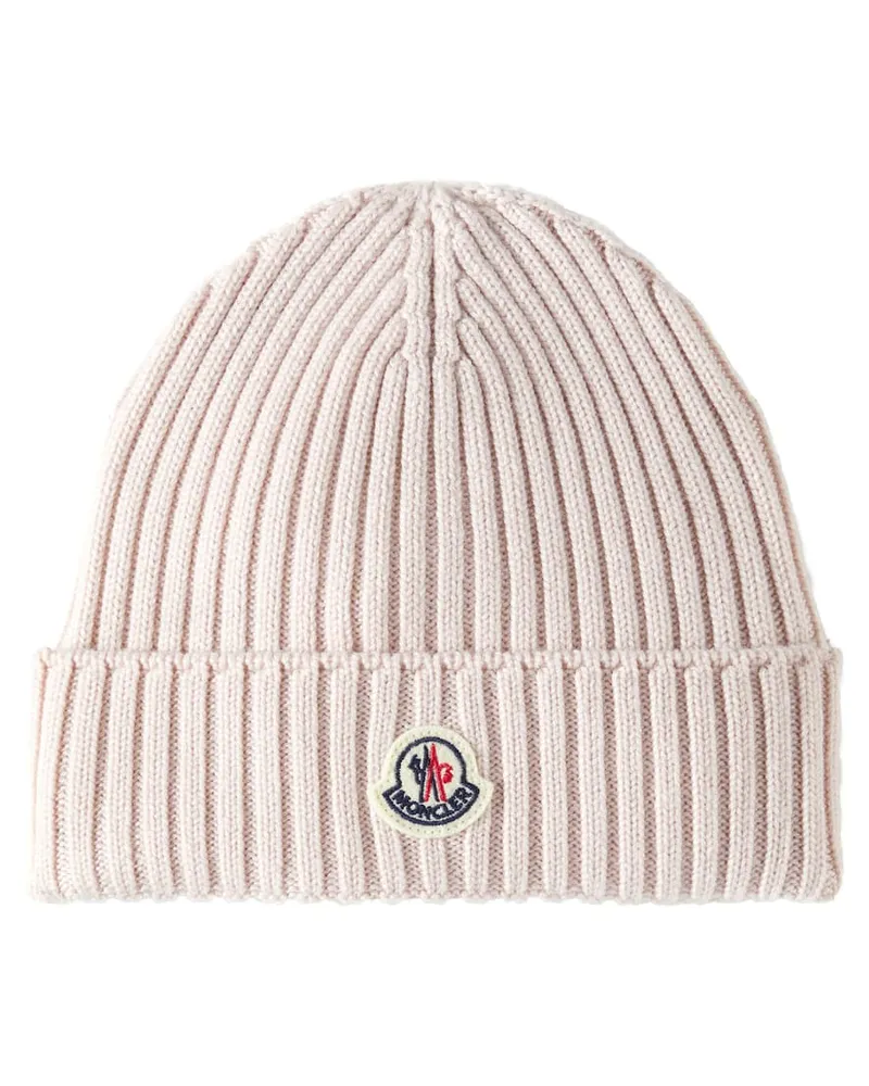 Moncler Mütze aus Schurwolle Pink