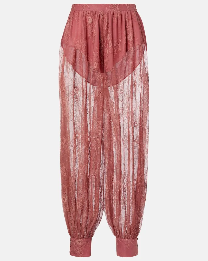 BANANHOT Ballonhose Kendall aus Spitze Rosa