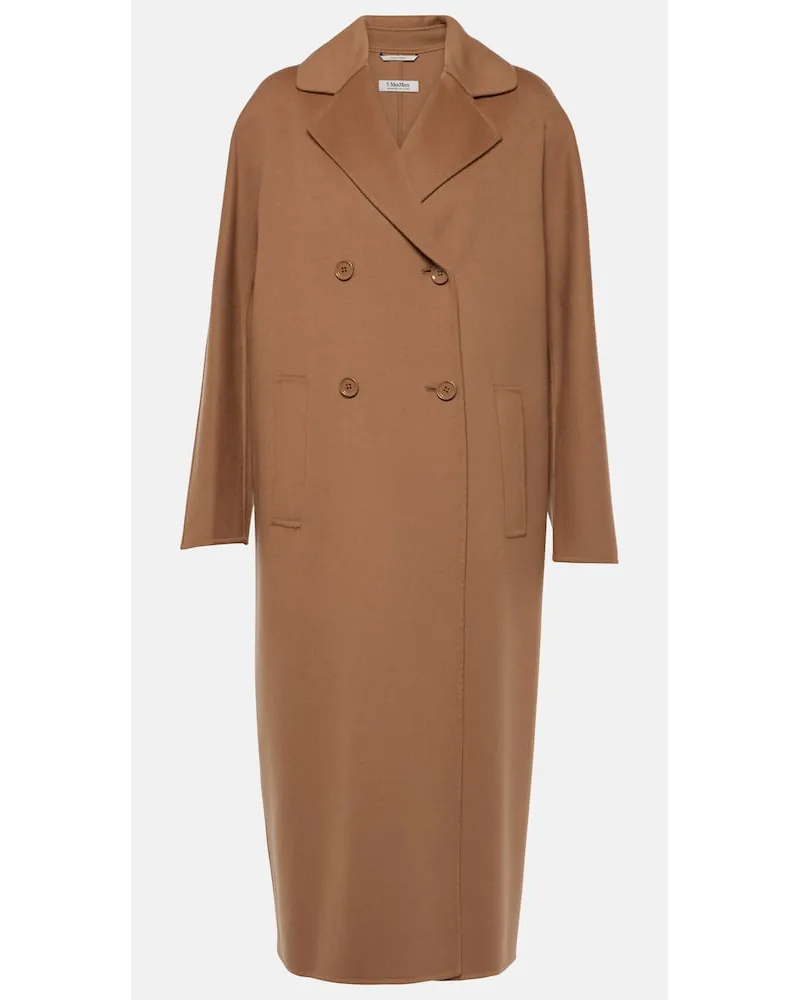 Max Mara Mantel Capi aus Schurwolle Beige