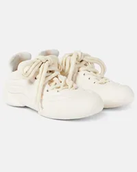 Alexander McQueen Sneakers Flexion aus Leder Weiss