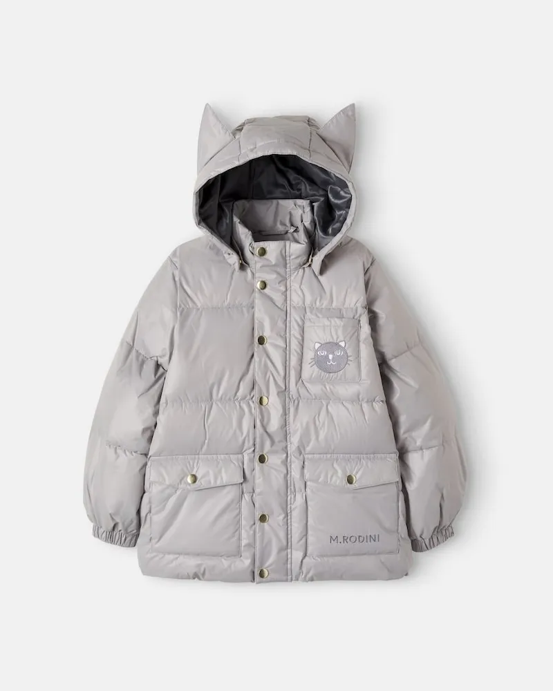 Mini Rodini Wattierte jacke Grau