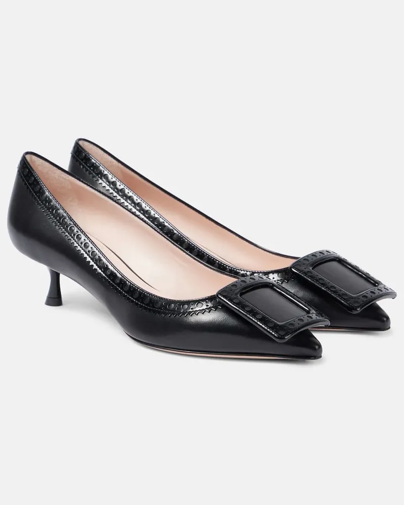 Roger Vivier Pumps Viv' In the City aus Leder Schwarz