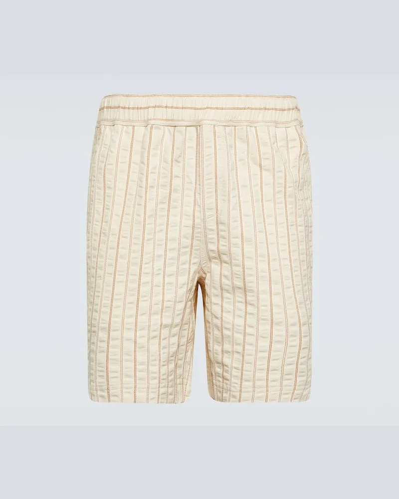 Orlebar Brown Shorts Louis aus Baumwolle Weiß