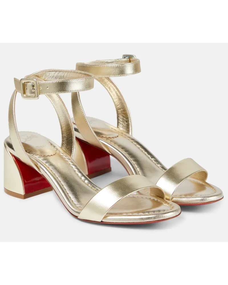 Christian Louboutin Sandalen Miss Sabina 55 Silber