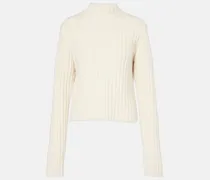 Petite Grobstrickpullover aus Wolle und Cashmere