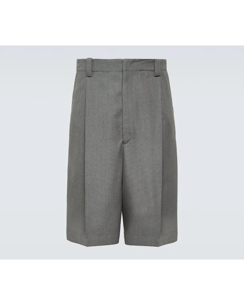 Jacquemus Bermuda-Shorts Le Bermuda Salti aus Schurwolle Grau