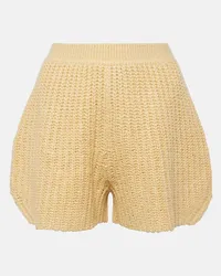 Loro Piana Shorts aus Seide Beige