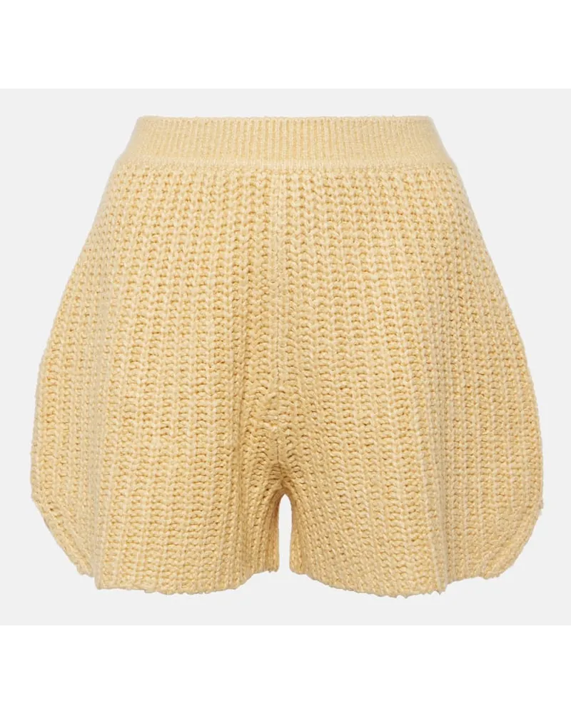 Loro Piana Shorts aus Seide Beige