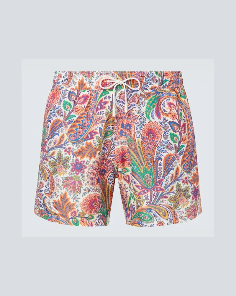 Etro Bedruckte Badehose Multicolor