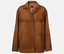 Jacke aus Veloursleder