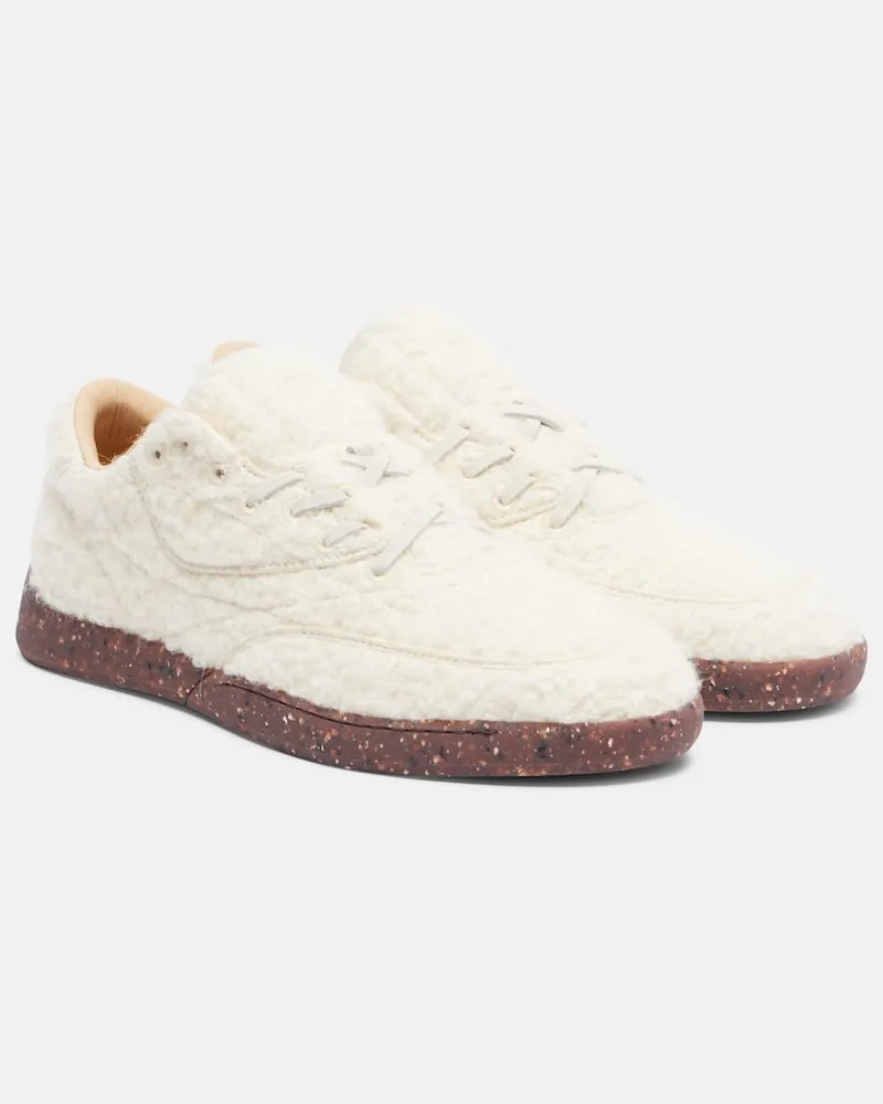 Gabriela Hearst Sneakers Ohio aus Kaschmir Weiß