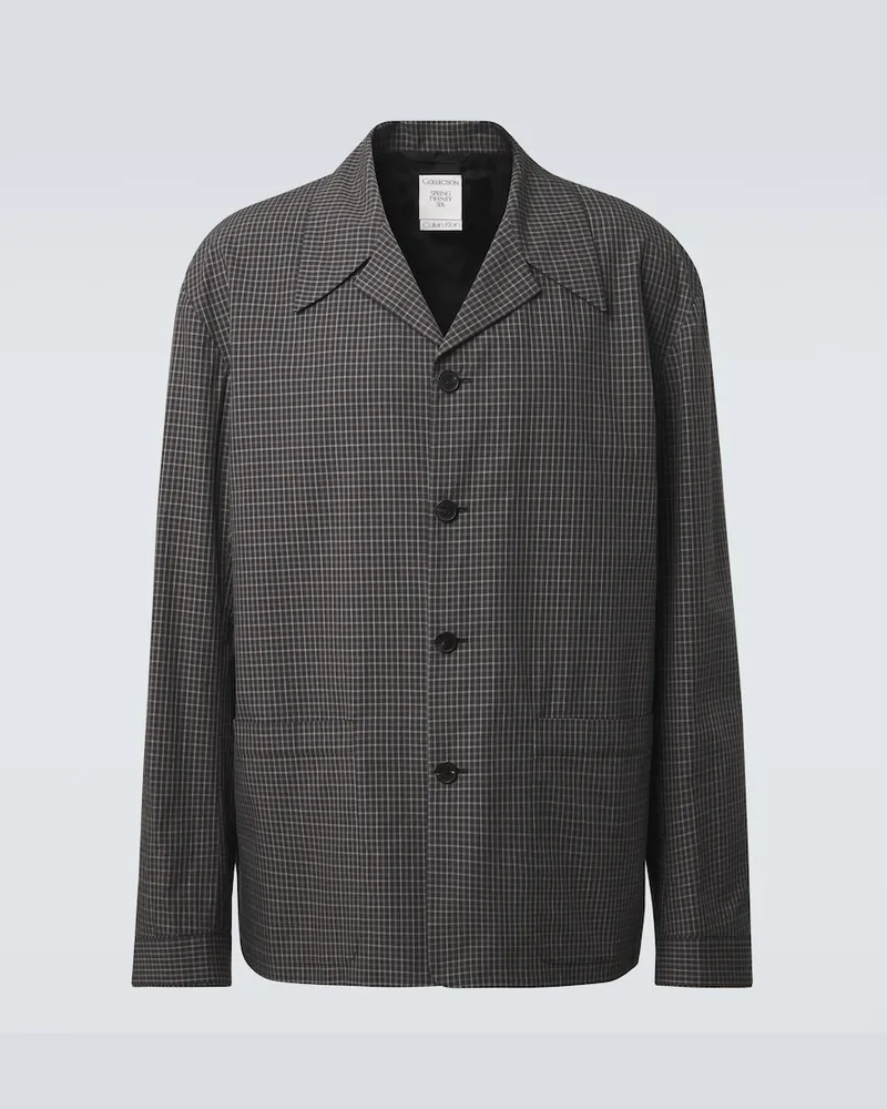 Calvin Klein Hemd Benedict aus Baumwolle Schwarz