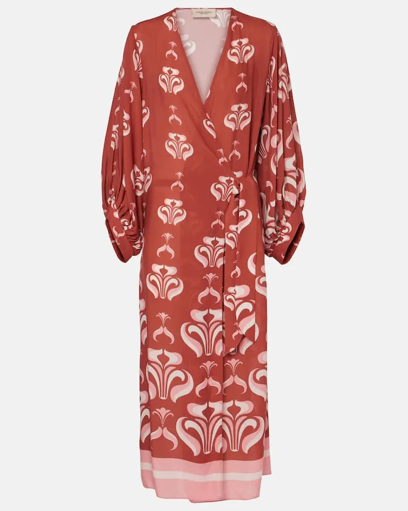 Adriana Degreas Kaftan Vintage Rot
