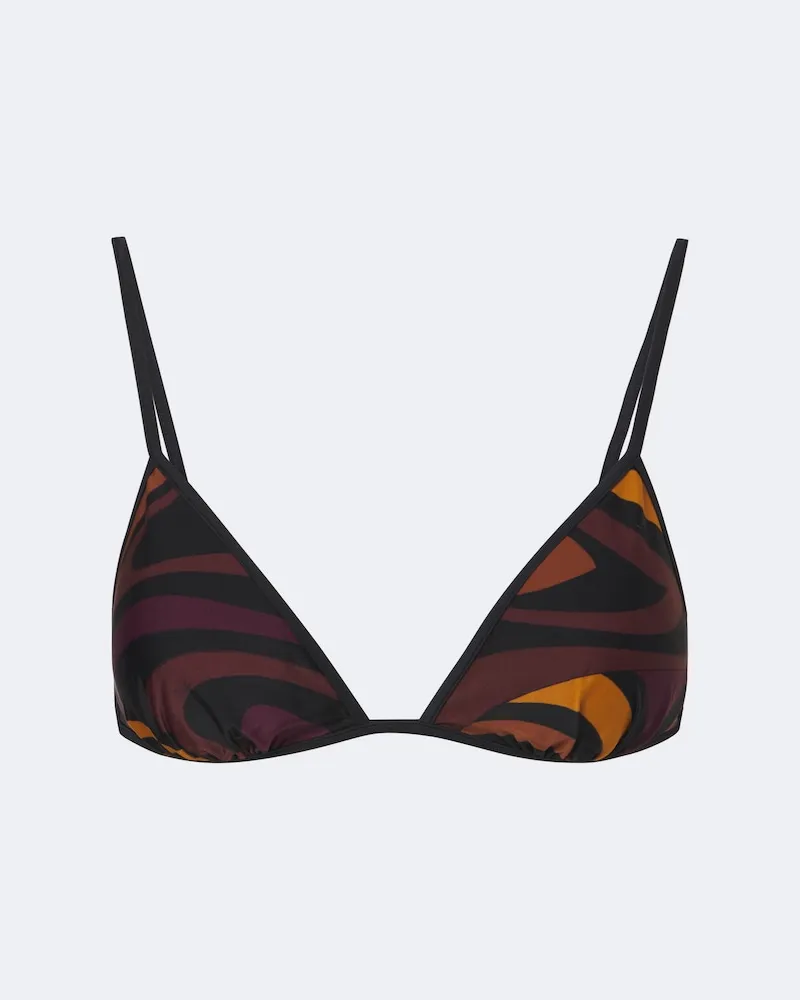 Emilio Pucci Bikini-Oberteil Marmo Multicolor