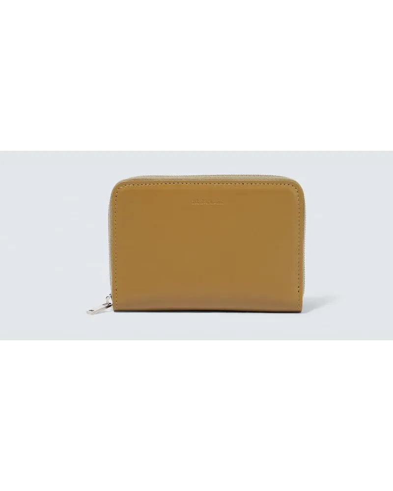 Jil Sander Portemonnaie aus Leder Braun