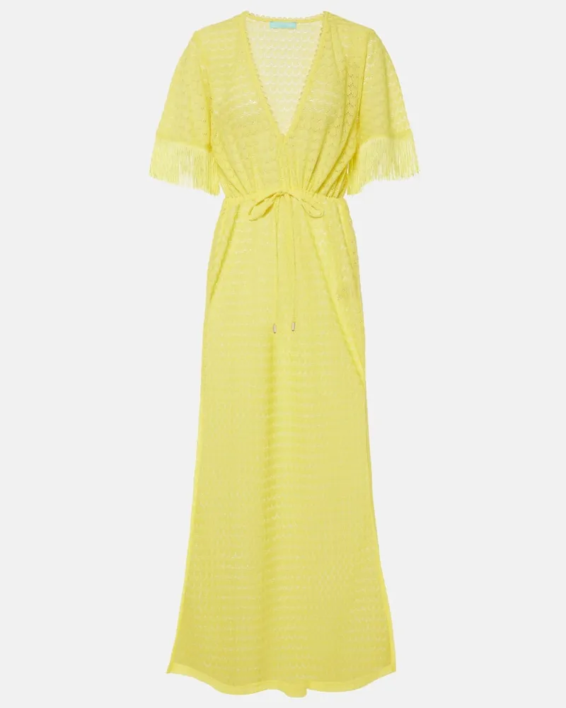 Melissa Odabash Maxikleid Phoebe Gelb