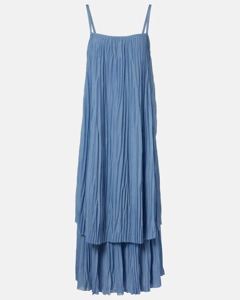 Proenza Schouler White Label Maxikleid Clyne aus Jersey Blau