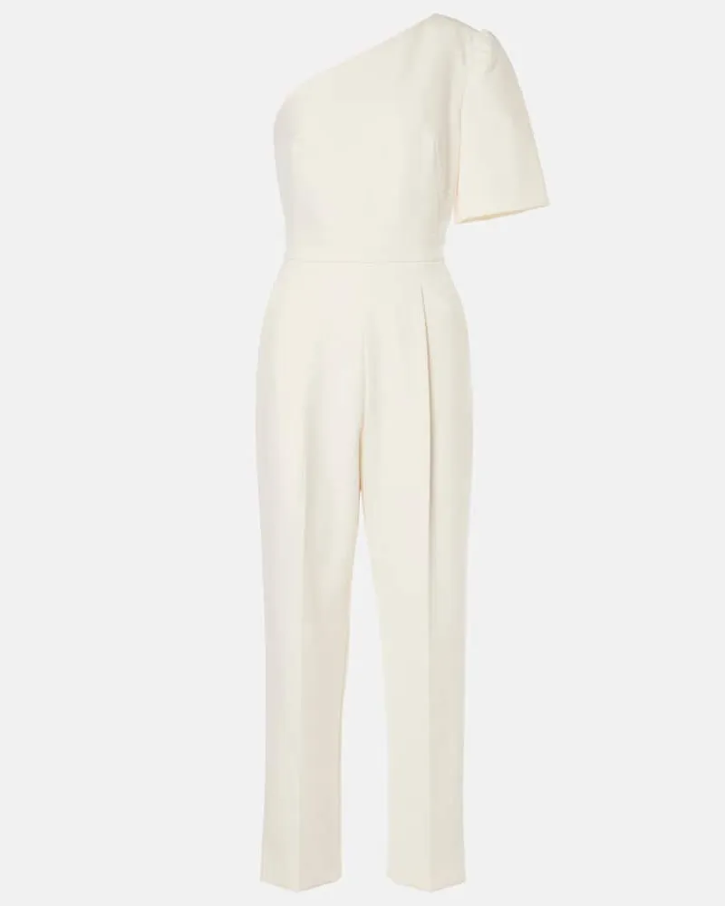 Max Mara Jumpsuit Smalto aus Cady Weiss