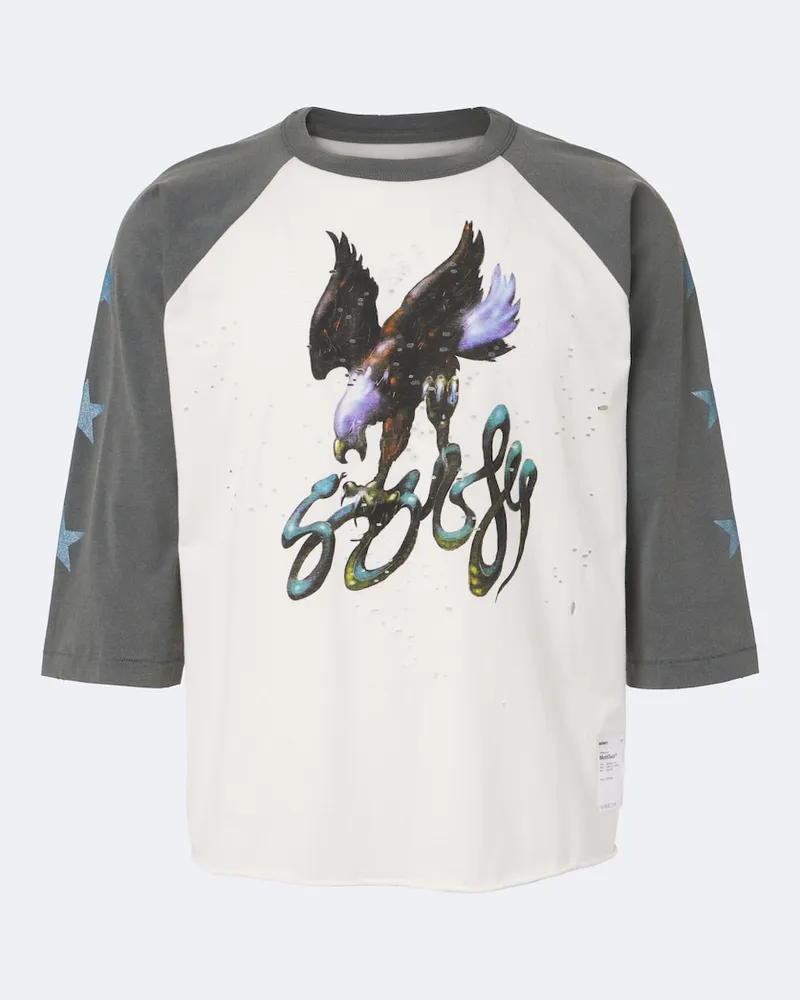 Satisfy T-Shirt MothTech aus Baumwoll-Jersey Weiß
